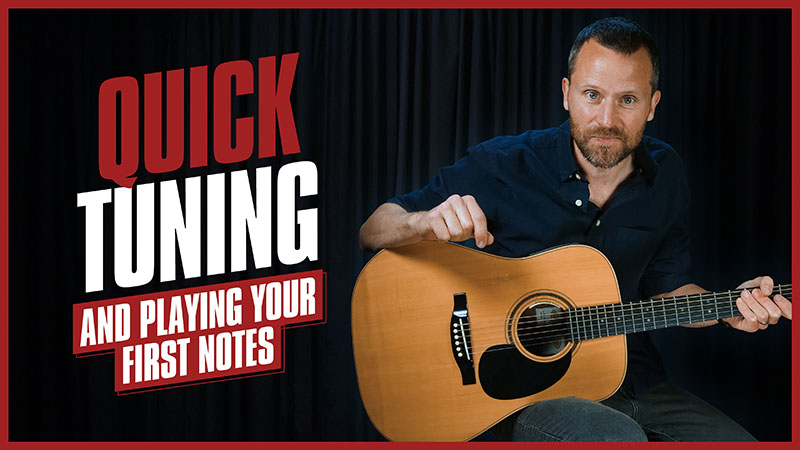 Tuning and Playing Notes Guitar Tricks Online Guitar Lessons