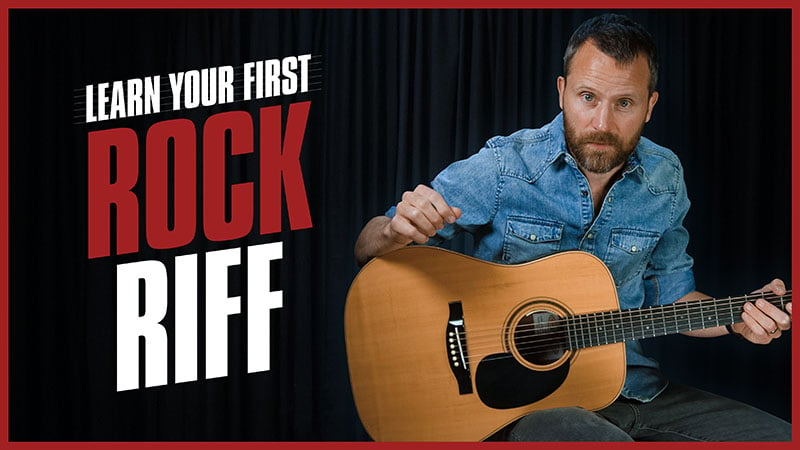 Rock Riff #1 Guitar Tricks Online Guitar Lessons